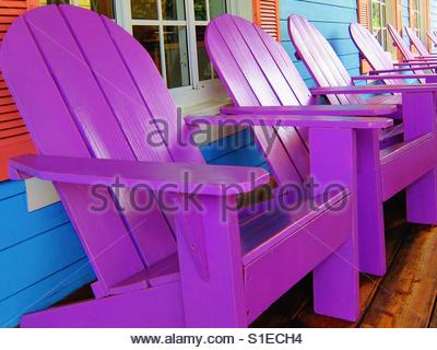 Adirondack Stühle in Key West, FL Stockfoto, Bild: 310718494 - Ala