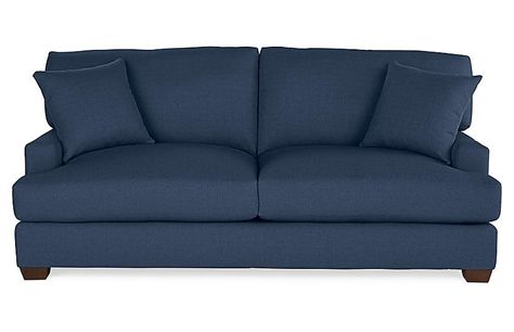 Logan Sleeper Sofa - Indigo Linen - Miles Talbott - frame .