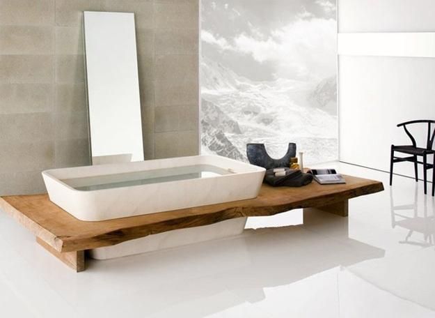 22 Holzbedeckungsideen für moderne Badezimmerwannen, die dem .