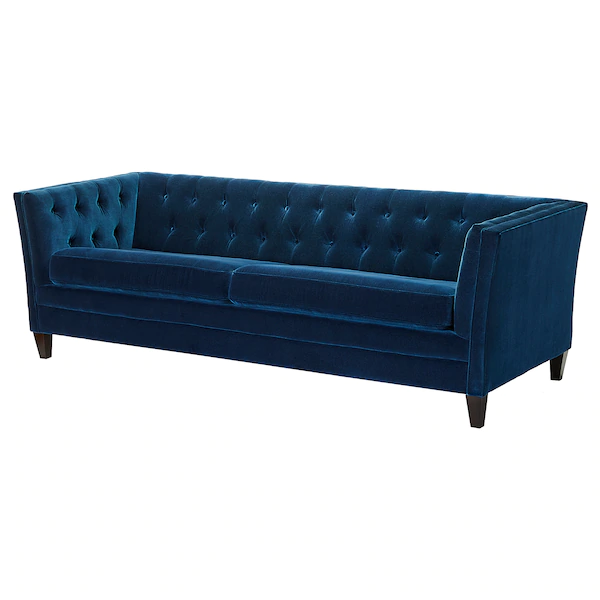 LINDOME Sofa - Djuparp dark green-blue | Sofa, Comfortable sofa .