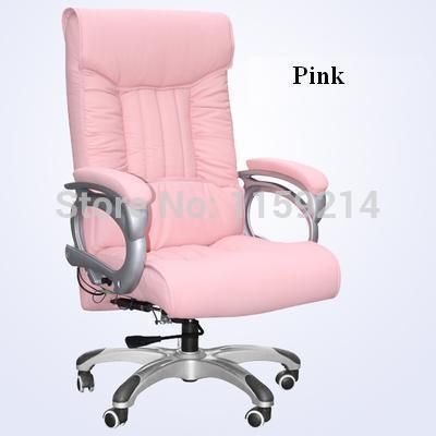 Geben Sie Ihrem Büro einen Look mit einem rosa Bürostuhl .