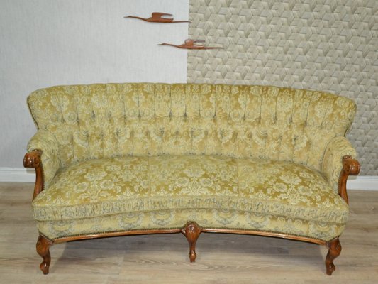 Large Vintage Chippendale 3 Seater Sofa for sale at Pamo