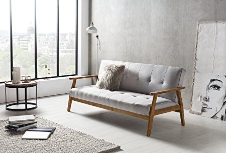 SalesFever® Design-Schlafsofa, Sofa-Bett im skandinavischen Stil .