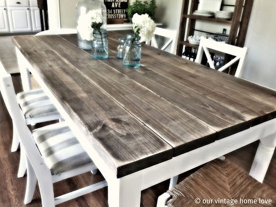 10 DIY dining table ideas - build your own table | Rustikale .