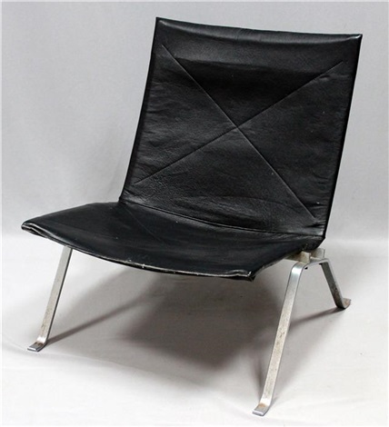 Früher Lounge-Sessel easy chair PK-22 by Poul Kjærholm on artn
