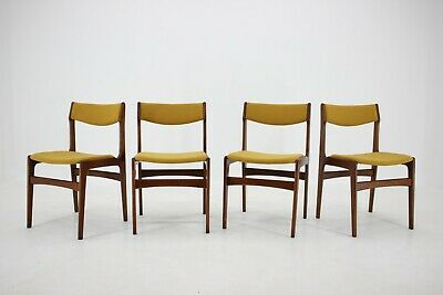 4x 60er Teak Chairs Danish essstuhle 60s Dining Chairs Mid-Century .