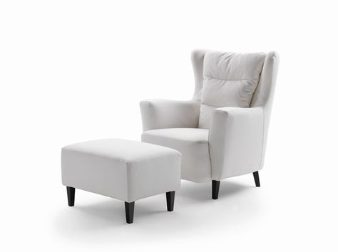 Gepolsterter Sessel aus Stoff mit Armlehnen | Sessel, Sofa sess