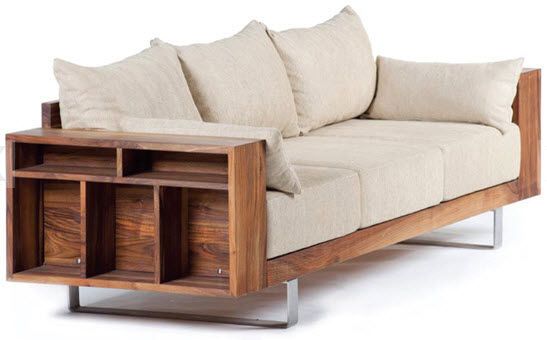 Zeitgenössische Holz Sofa | Sofa set designs, Sitzgrup