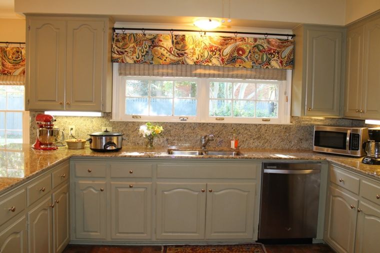 Küchenvorhänge inspirierend und sehr elegante Designs .