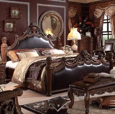 luxury antique neoclassical french style leather beds birch wooden .