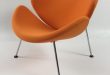 Vintage Orange Slice Lounge Stuhl von Pierre Paulin für Artifort .
