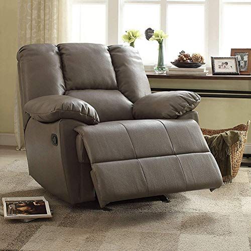 Major-Q 7859425 Air Leather Extra Large Recliner Chair (fits 6 .
