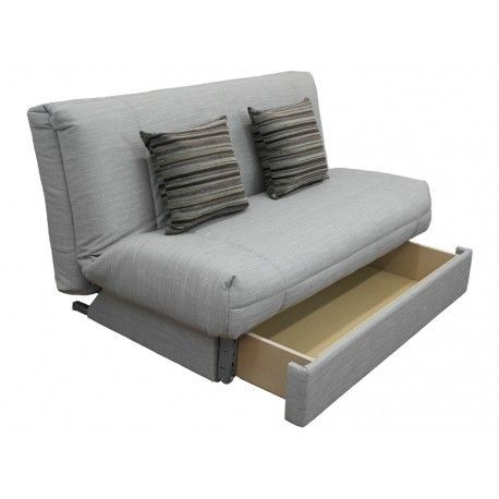 Stylish Sofa Bed Featuring Handy Storage Drawer. Fully Upholstered .