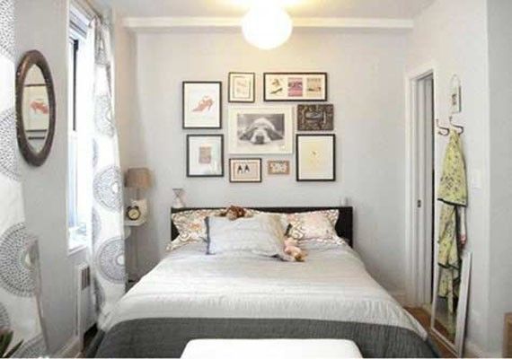 Sehr kleines Schlafzimmer, das Ideen verziert #einrichten .