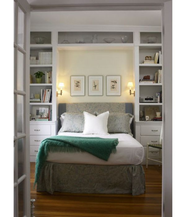 7 Hinweise, wie das kleine Schlafzimmer größer aussehen kann .