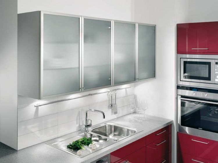 20 schöne Küchenschrank Designs mit Glas #designs #kuchenschrank .