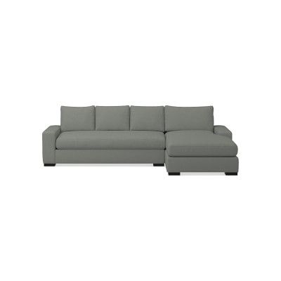 Robertson Sectional, Right 2-Piece L-Shape Sofa with Chaise .