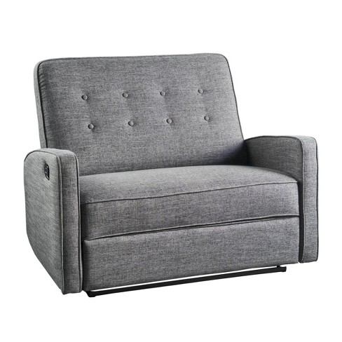 Calliope Buttoned Reclining Loveseat - Christopher Knight Home .