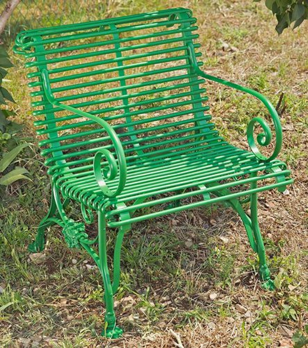 Casa Padrino Wrought iron garden chair - various colors - 65 cm x .