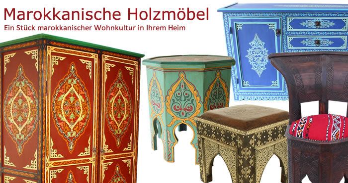 Marokkanische Möbel im traditionellen Look | Marokkanische möbel .