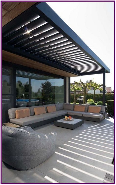 27 patio pergola with swing beds and outdoor kitchen 00015 .