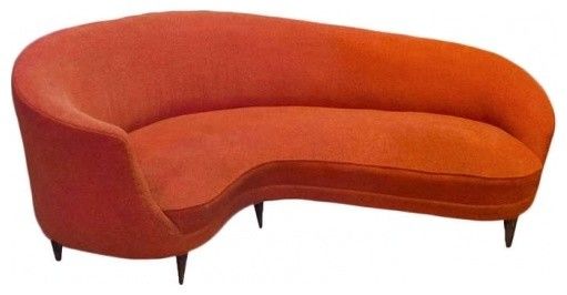 Modernes gebogenes Sofa