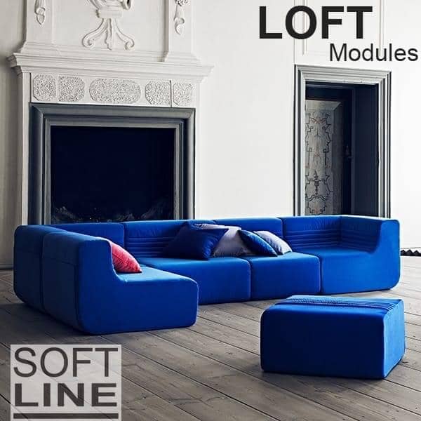 LOFT, a modular sofa, SOFTLI