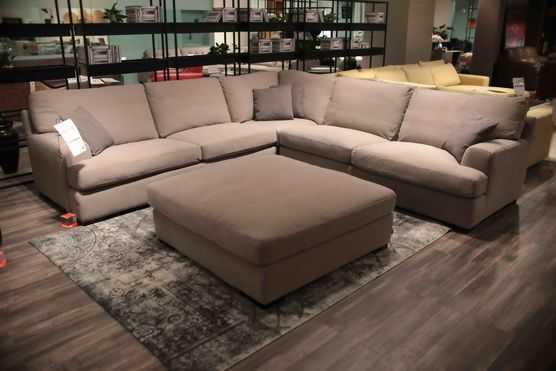 Trendige bequeme Schnittsofas Extremes bequemes großes Gewebe-Sofa .
