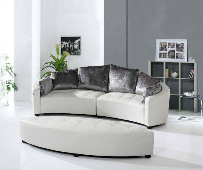 Rundes Sofa im Wohnbereich - 43 Ideen für bequeme und funktionale .