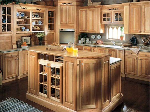 Rustikale Hickory-Küchenschränke – Ideen für Küchenmöbel aus .
