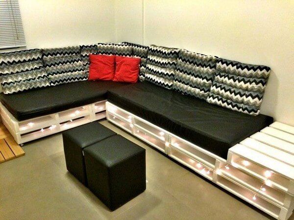 Wunderbar Einfache, Hölzerne Palette Couch Projekte | Paletten .