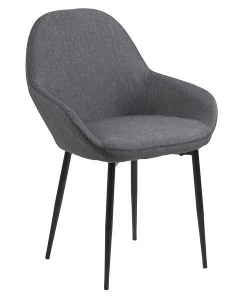 CARDY Stuhl Stoff Grau Metallgestell kaufen auf Ricar
