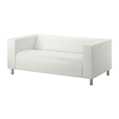 Weißes Leder Sofa IKEA | Sofa weiß, 2er sofa, So