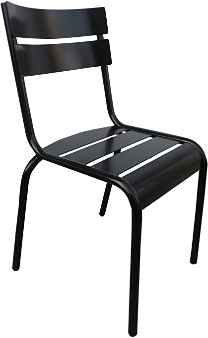 Amazon.com : Mobel Designhaus French Cafe Bistro Chair, Black .