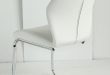 Zeitgenössische weiße Esszimmerstühle | Esszimmerstühle weiß .